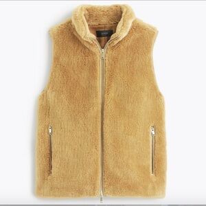 J. Crew Women's Brown and Tan Gilet Vest Size Medium